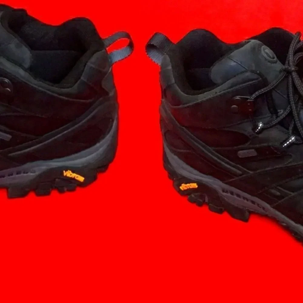 Merrell Moab 3 Hiking Boots Men's All-Black Athletic Shoes Size 12 USA #J99739